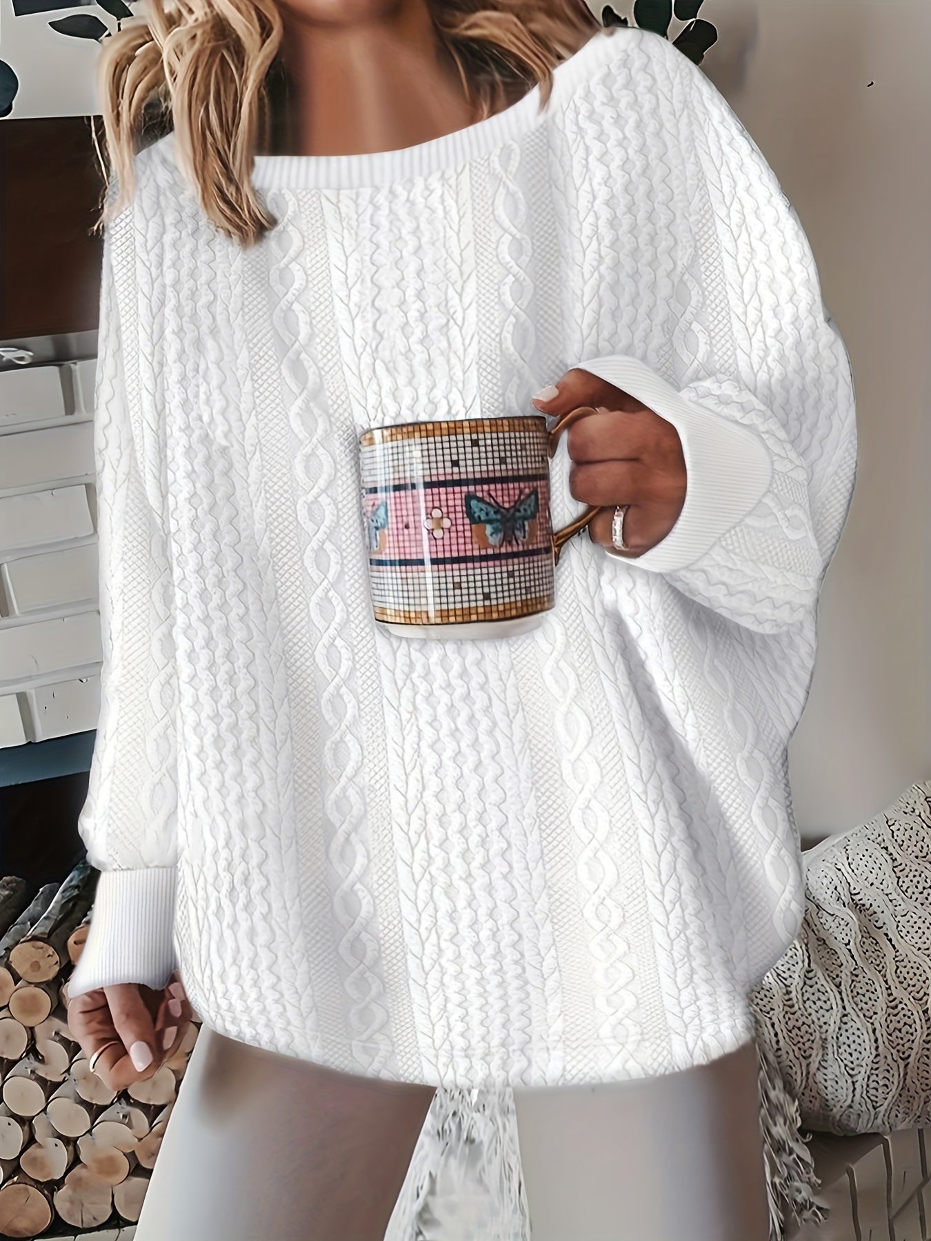 Pullover en Tricot Tendresse d’Hiver - STILISTA