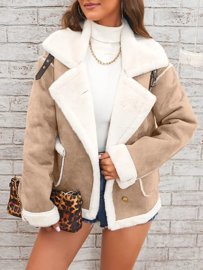 Shearling Chic Jacket - STILISTA