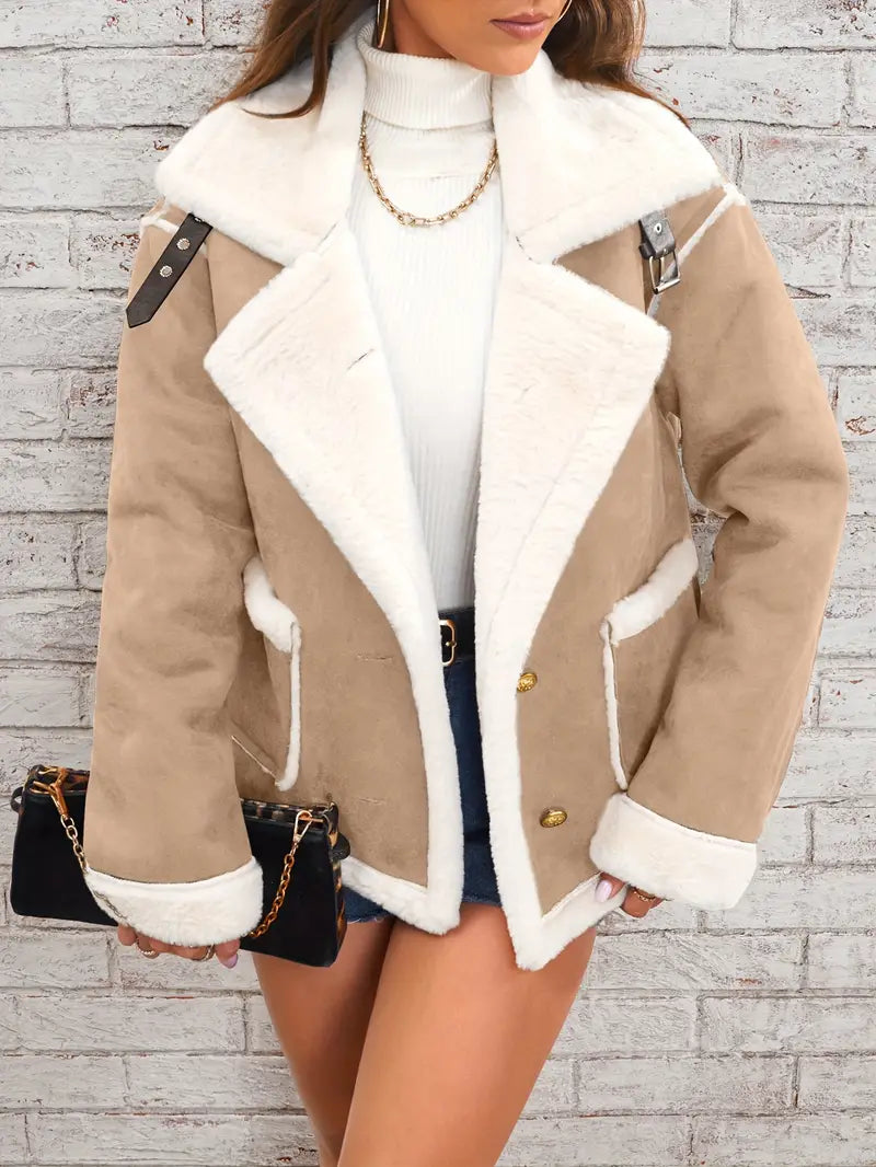 Shearling Chic Jacket - STILISTA