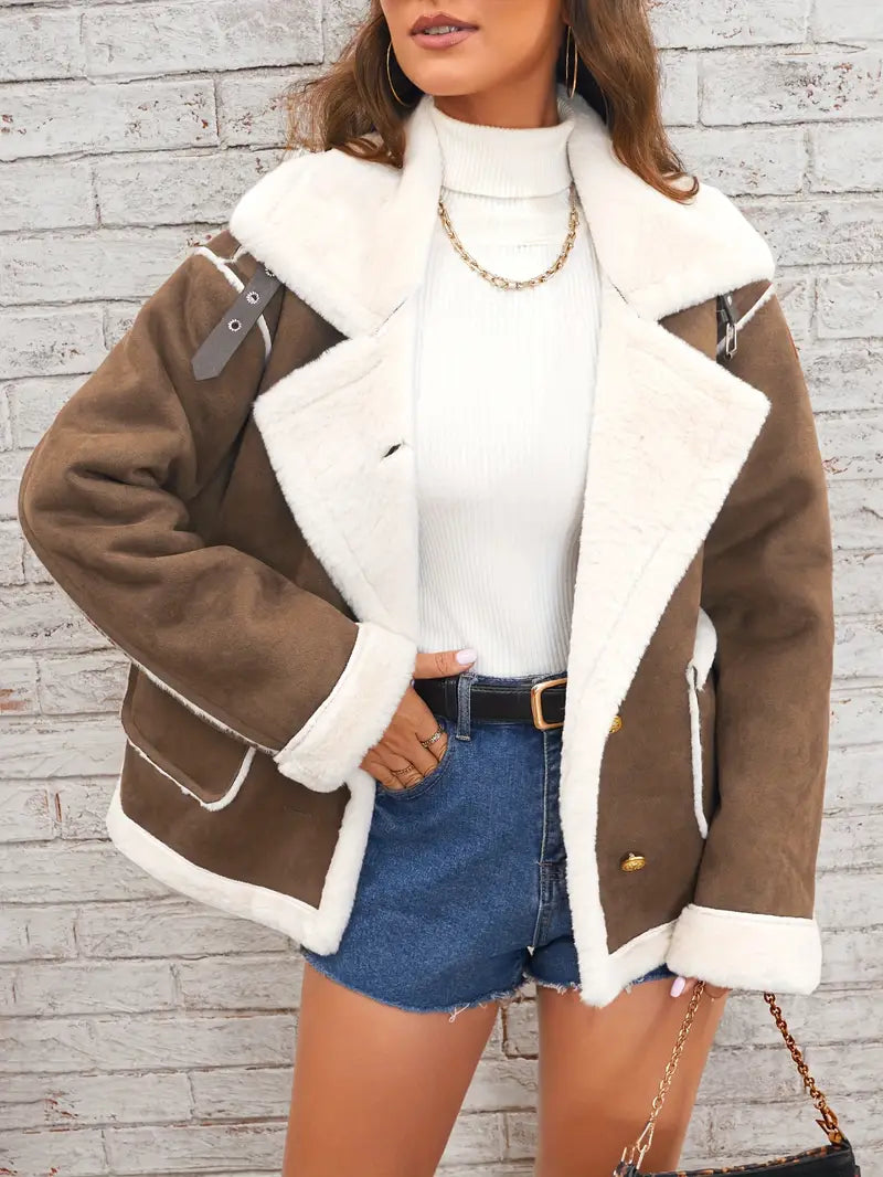 Shearling Chic Jacket - STILISTA