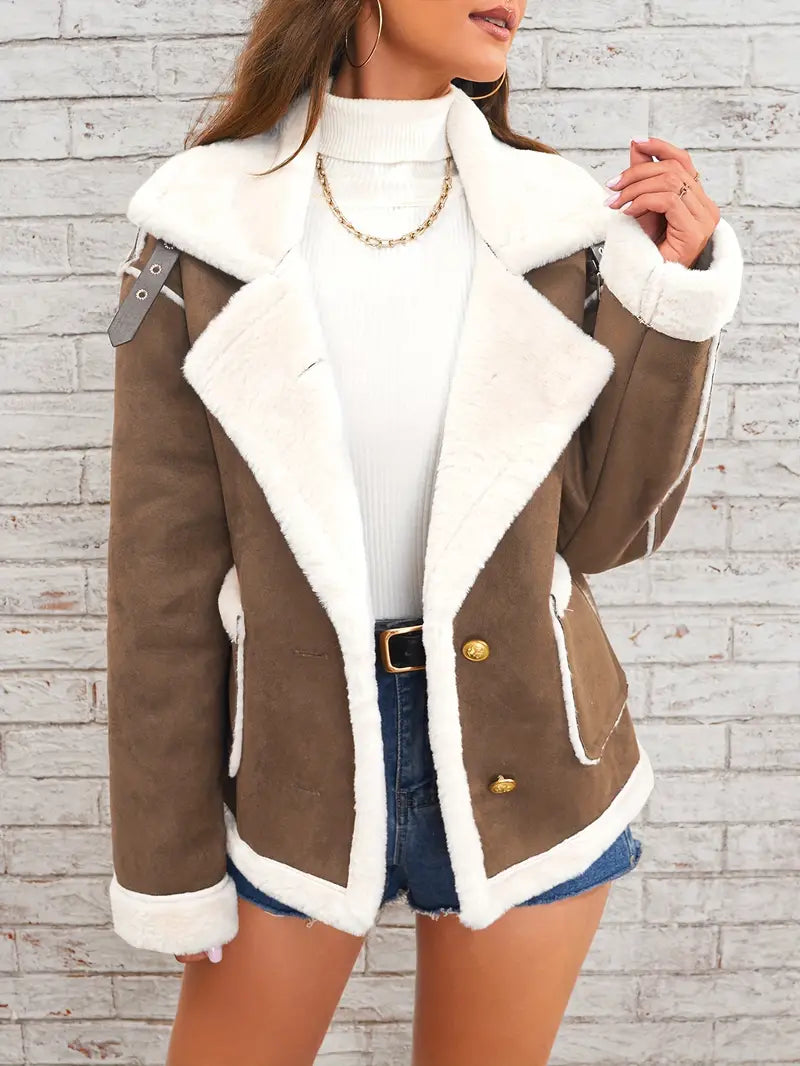 Shearling Chic Jacket - STILISTA