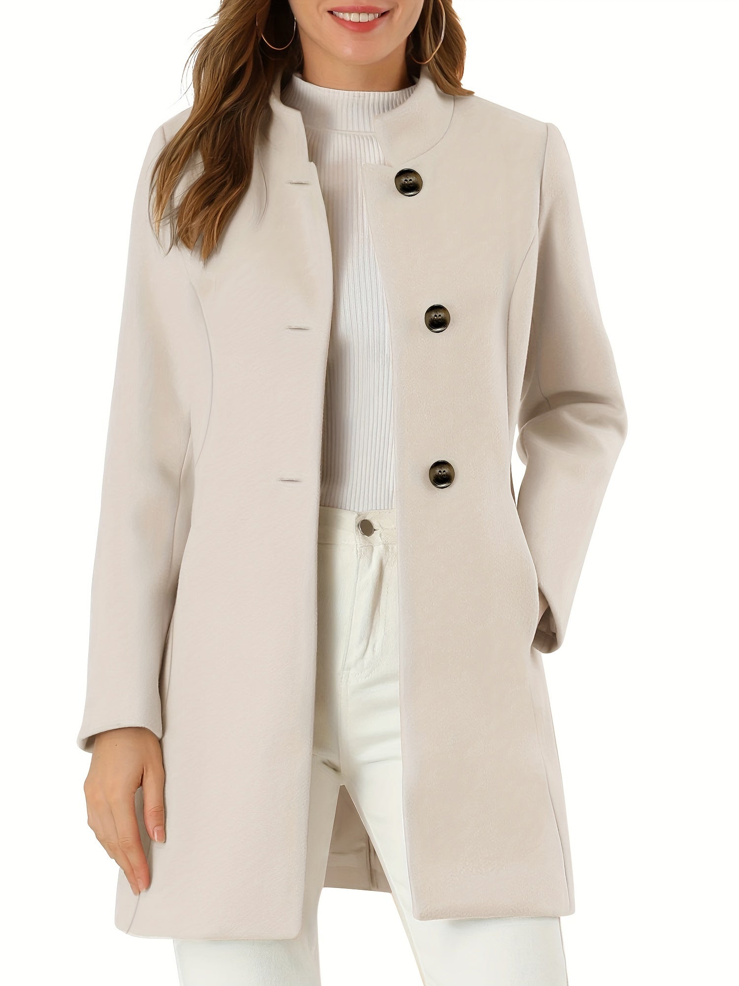 Ivory Grace Coat - STILISTA